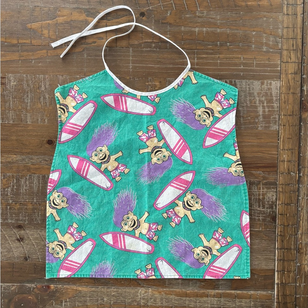 5/$10 Vintage 1980's Trolls Baby Toddler Bib